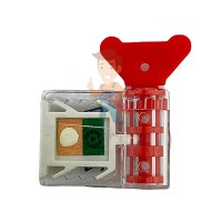 Пломба пластиковая Гарпун - Антимагнитная номерная пломба АМ-ТФ (DUAL), красный