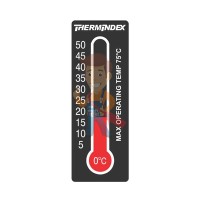 Термоиндикаторная наклейка Thermax Single - Термоиндикатор-термометр многоразовый Hallcrest Thermindex
