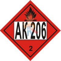 Знак опасности АК 315 - Знак опасности АК 206
