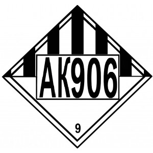 Знак опасности АК 906