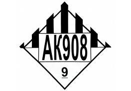 Знак опасности АК 908