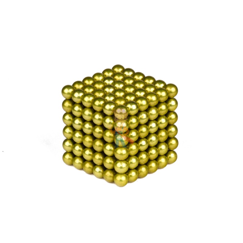 Forceberg Cube - куб из магнитных шариков 6 мм, оливковый, 216 элементов