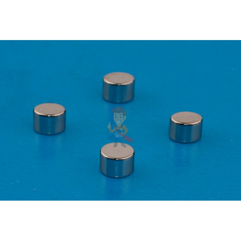 Неодимовый магнит диск 5х3 мм, N52 - фото 4
