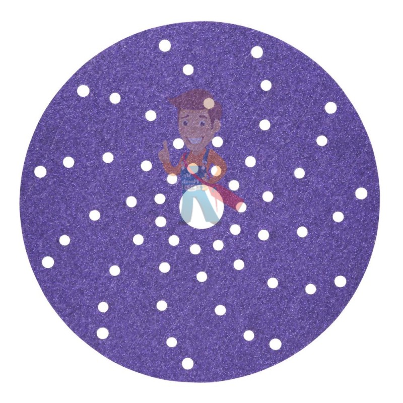 Круг абразивный c мультипылеотводом Purple+, 120+, Cubitron Hookit 737U, 150 мм - фото 4