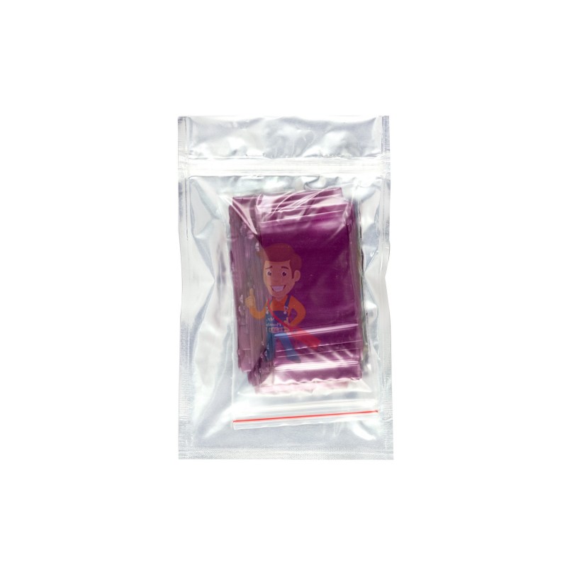 Упаковочные цветные зип пакеты Forceberg HOME & DIY с замком zip-lock 6х7 см, бордовый, 50 шт - фото 7