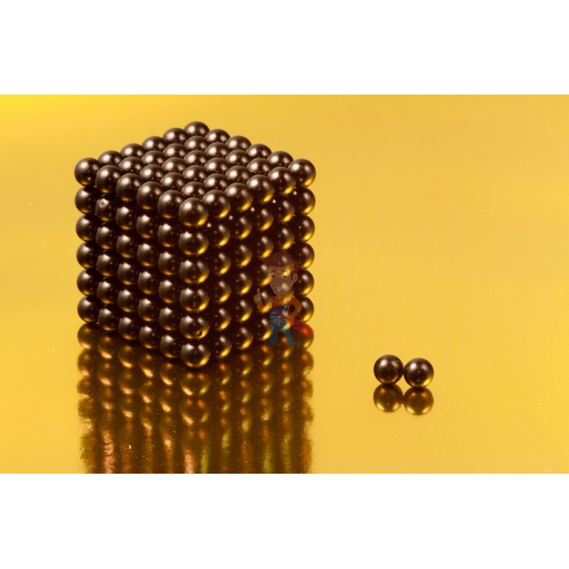 Неодимовый магнит шар 5 мм, черный - фото 3