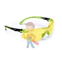 Открытые защитные очки, прозрачные, с покрытием AS/AF против царапин и запотевания - Открытые защитные очки из поликарбоната, желтые, с покрытием Scotchgard™