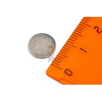 Неодимовый магнит диск 27х5 мм, N35 - Неодимовый магнит диск 10х0.7 мм