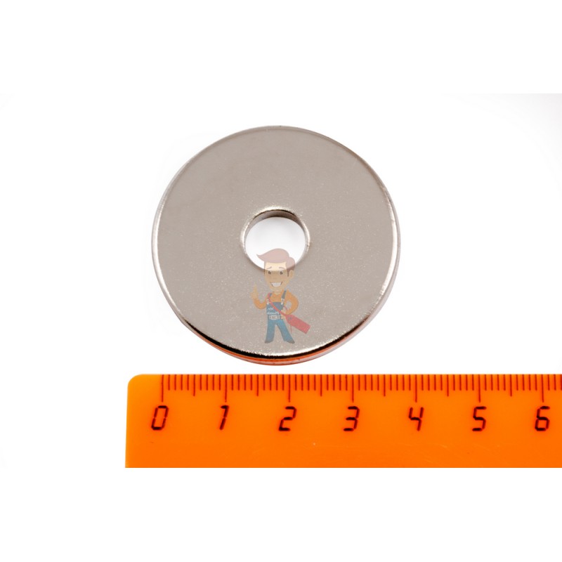 Неодимовый магнит кольцо 40х10.1х3.5 мм, N33SH - фото 2