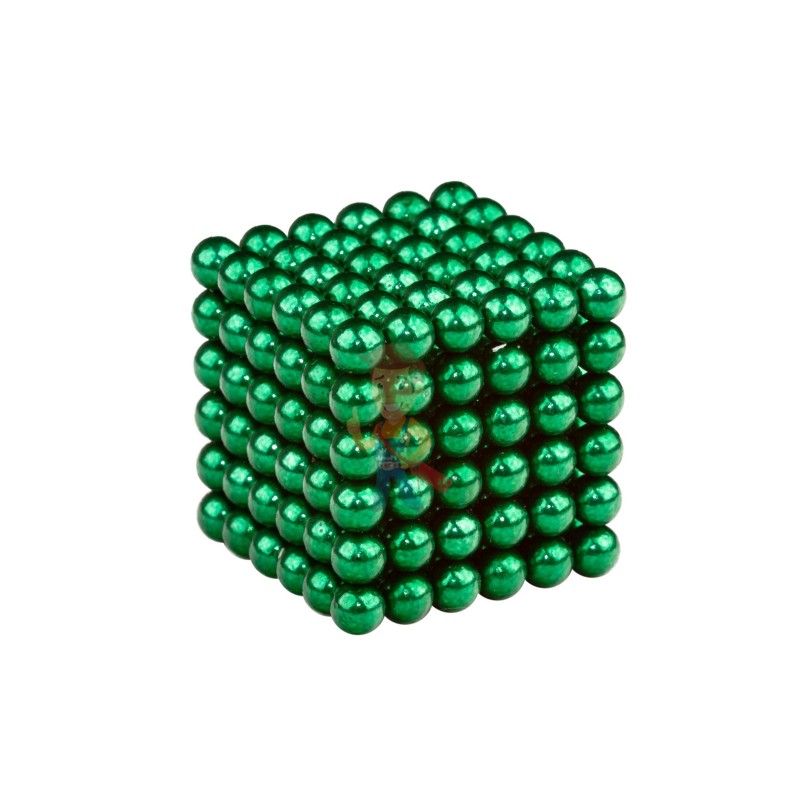 Forceberg Cube - куб из магнитных шариков 6 мм, зеленый, 216 элементов