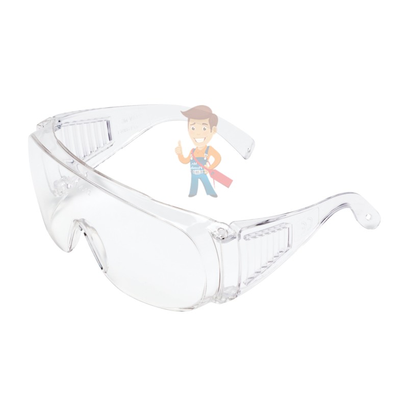 Очки защитные открытые 3М™ Visitor для использования с офтальмологическими очками, прозрачные - фото 1