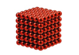 Forceberg Cube - куб из магнитных шариков 6 мм, красный, 216 элементов