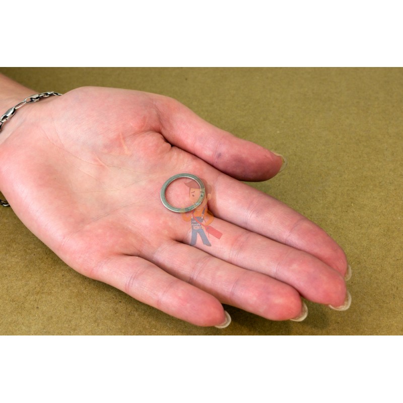 Неодимовый магнит кольцо 20х16х1.25 мм, N33 - фото 4