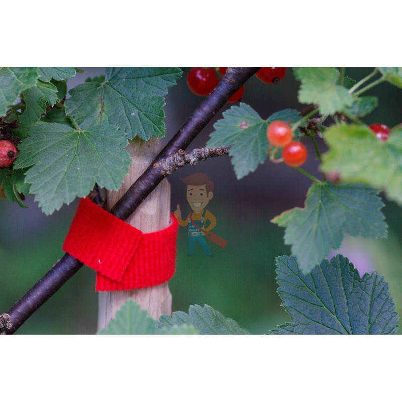 Многоразовая нейлоновая лента-липучка Forceberg Home & DIY 20 мм для стяжки и подвязки, красная, 5 м - фото 4