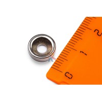Неодимовый магнит диск 2х0,5 мм, 100 шт - Неодимовый магнит диск 10х3 мм с зенковкой 3.5/7 мм