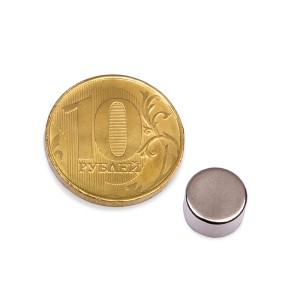 Неодимовый магнит диск 8х4 мм