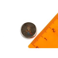 Неодимовый магнит диск 25х3 мм, 2 шт, Forceberg - Неодимовый магнит диск 14х4 мм