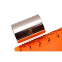 Неодимовый магнит диск 12х1 мм, цинк, N35 - Неодимовыймагнит кольцо 20х6х30 мм, N33EH