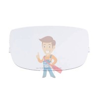 Открытые защитные очки, серые, покрытие AS/AF от царапин и запотевания - Пластина наружная защитная устойчивая к царапинам для щитков SPG 9000