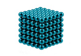 Forceberg Cube - куб из магнитных шариков 6 мм, бирюзовый, 216 элементов