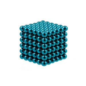 Forceberg Cube - куб из магнитных шариков 6 мм, бирюзовый, 216 элементов