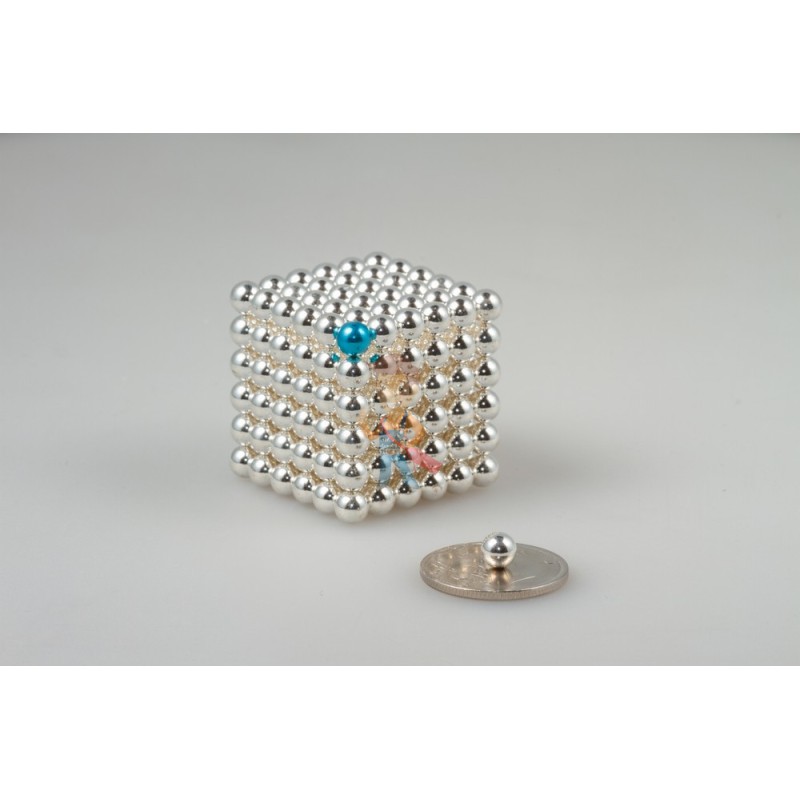 Неодимовый магнит шар 5 мм, жемчужный - фото 3