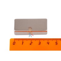Неодимовый магнит прямоугольник 15х10х2 мм - Неодимовый магнит прямоугольник 40х18х10 мм