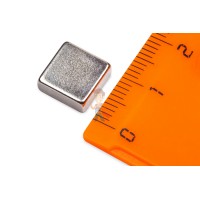 Неодимовый магнит диск 10х1.5 мм, золотой, 20шт, Forceberg - Неодимовый магнит прямоугольник 10х10х4 мм