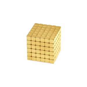 Forceberg TetraCube - куб из магнитных кубиков 6 мм, золотой, 216 элементов 