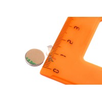 Неодимовый магнит прямоугольник 10х6х3 мм - Неодимовый магнит диск 10х1 мм с клеевым слоем