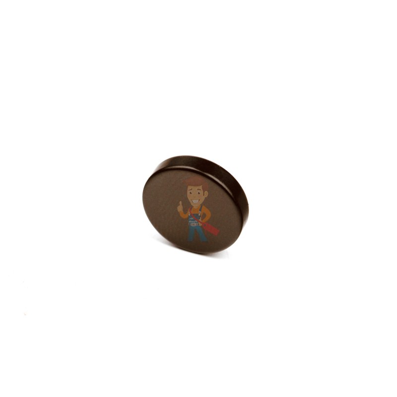 Неодимовый магнит диск 13х3 мм, черный, N33 - фото 3
