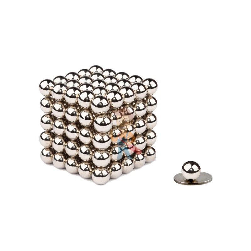 Forceberg Cube - Куб из магнитных шариков 10 мм, стальной, 125 элементов - фото 1