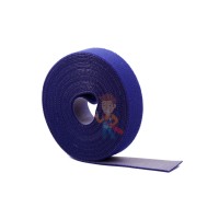Многоразовые нейлоновые цветные хомуты-липучки Forceberg Home&DIY 150х12 для стяжки и подвязки, 10шт - Многоразовая нейлоновая лента-липучка Forceberg Home & DIY 20 мм для стяжки и подвязки, синяя, 5 м