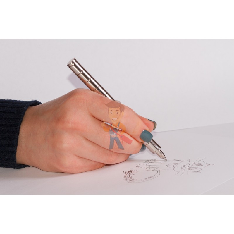 Магнитная ручка Forceberg, серебряная - фото 8