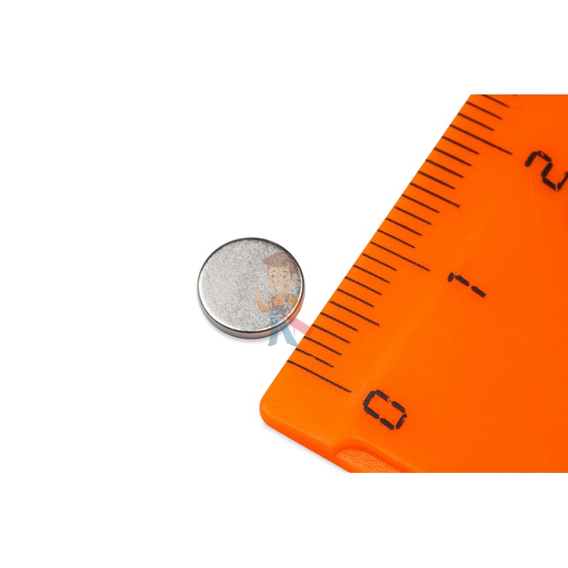 Неодимовый магнит диск 7х1 мм - фото 1