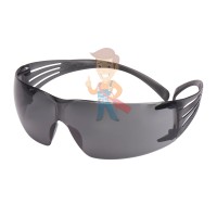 Cалфетки очищающие 3M, для ухода за очками, 100 шт. в индивидуальных упак. - Открытые защитные очки, с покрытием AS/AF против царапин и запотевания, серые