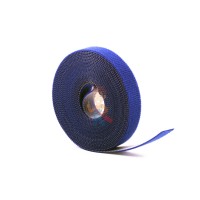 Многоразовые нейлоновые цветные хомуты-липучки Forceberg Home&DIY 150х12 для стяжки и подвязки, 10шт - Многоразовая нейлоновая лента-липучка Forceberg Home & DIY 16 мм для стяжки и подвязки, синяя, 5 м
