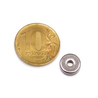 Неодимовый магнит кольцо 25х12х5 мм - Неодимовый магнит кольцо 10х3х4 мм