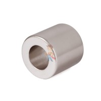 Неодимовый магнит шар 5 мм, белый - Неодимовый магнит кольцо 22х12х22 мм, N35UH