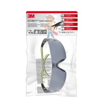 Открытые защитные очки, серые, с покрытием против царапин - Очки защитные открытые 3М™ SecureFit с покрытием против царапин и запотевания, серые
