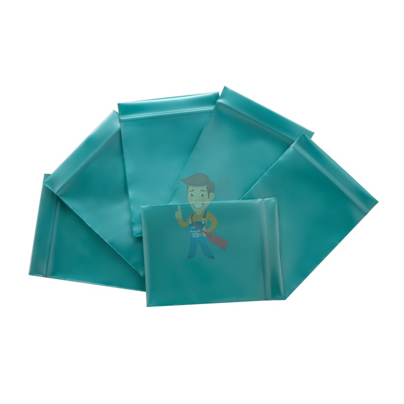 Упаковочные цветные зип пакеты Forceberg HOME & DIY с замком zip-lock 6х7 см, зеленый, 50 шт - фото 2